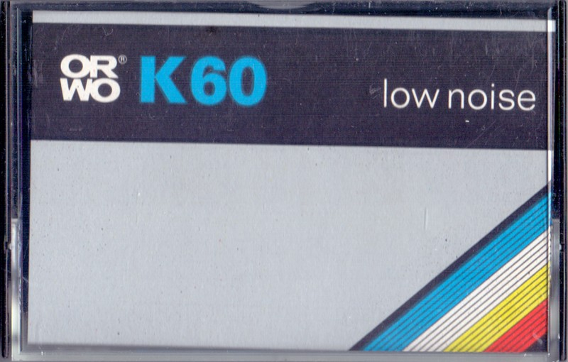 Compact Cassette ORWO 60 "black" Type I Normal 1985 East Germany