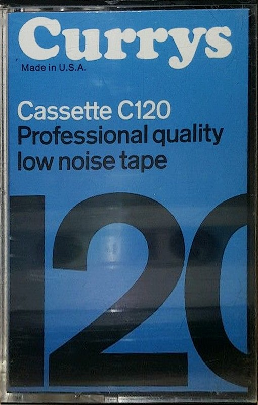 Compact Cassette Currys Professional 120 Type I Normal 1974 UK