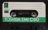 Compact Cassette Toshiba EMI 60 Type I Normal 1973 Japan