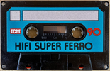 Compact Cassette ICM HIFI Super Ferro 90 Type I Normal 1978 Europe