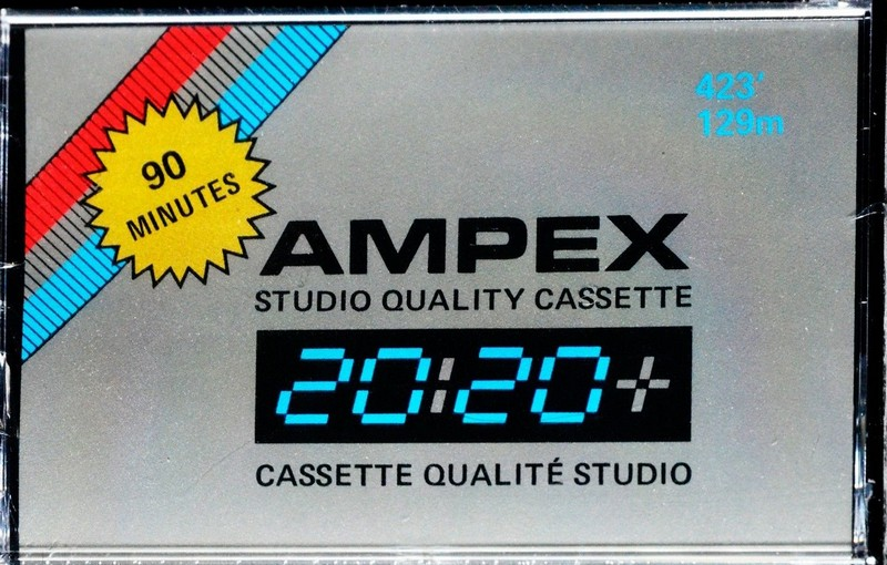 Compact Cassette Ampex 2020+ 90 Type I Normal 1978 Canada