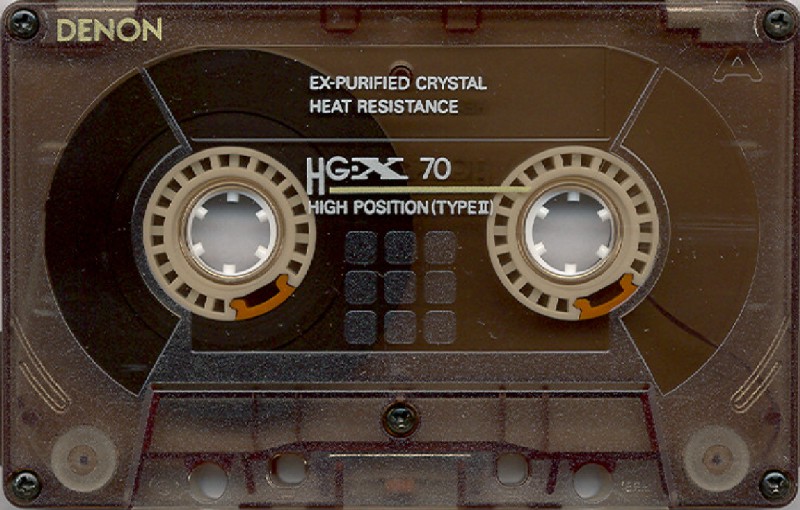 Compact Cassette Denon HG-X 70 Type II Chrome 1990 Japan