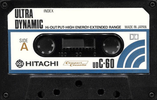 Compact Cassette Hitachi UD 60 Type I Normal 1972 Japan