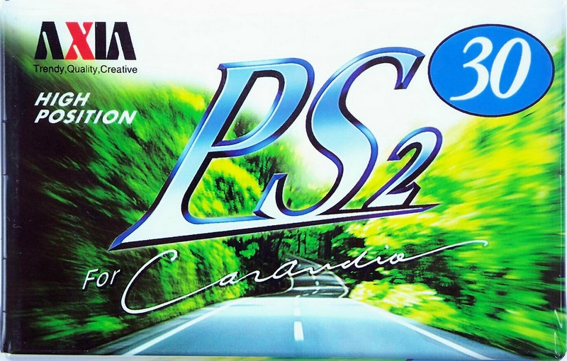 Compact Cassette AXIA PS-II / PS-2 30 "PS2K 30" Type II Chrome 1998 Japan