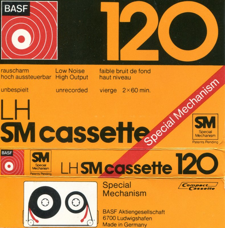 Compact Cassette BASF LH 120 Type I Normal 1976 Europe