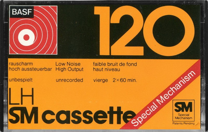 Compact Cassette BASF LH 120 Type I Normal 1976 Europe