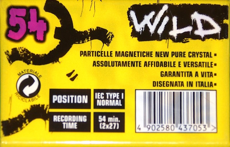 Compact Cassette Maxell Wild 54 Type I Normal 1998 Europe