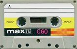 Compact Cassette Max 60 "LN" Type I Normal 1972 Europe