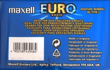 Compact Cassette Maxell UR 90 "EURO Audio" Type I Normal 1996 Europe