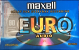 Compact Cassette Maxell UR 90 "EURO Audio" Type I Normal 1996 Europe