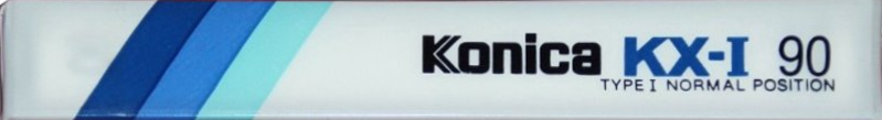 Compact Cassette Konica KX-I 90 Type I Normal 1987 Europe