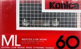 Compact Cassette Konica ML 60 Type I Normal 1984 Europe
