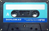Compact Cassette Diplomat 90 Type I Normal Hong Kong