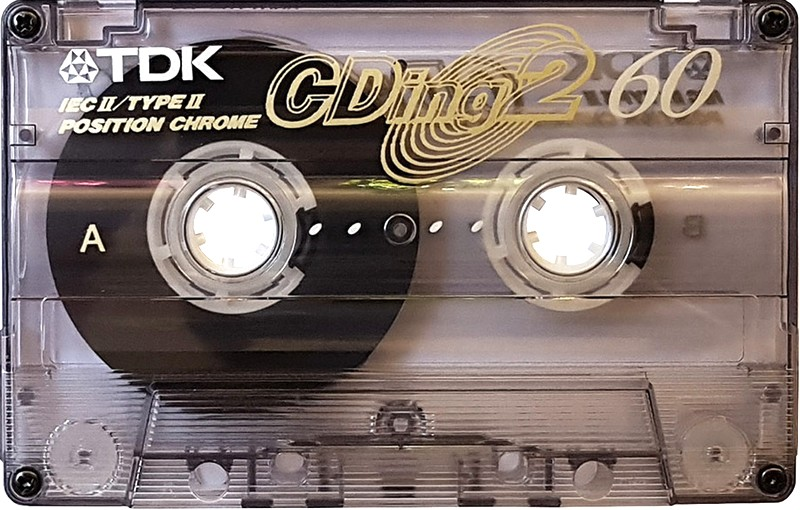 Compact Cassette TDK CDing 2 60 "CDING2-60EC" Type II Chrome 2001 Europe
