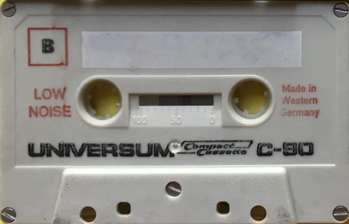Compact Cassette Universum 90 Type I Normal 1970 Europe
