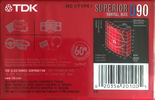Compact Cassette TDK D 90 "Superior D" Type I Normal 2003 North America