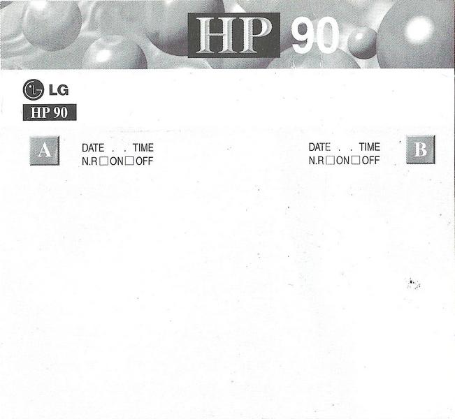 Compact Cassette LG HP 90 Type I Normal 2003 USA