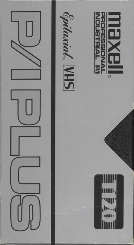 VHS, Video Home System Maxell P/I Plus 120 Type II Chrome USA