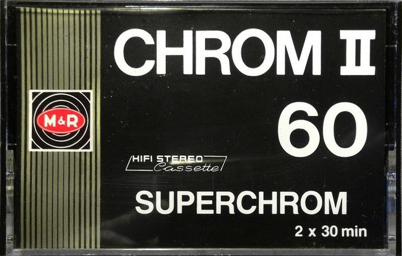 Compact Cassette M&R Chrom II 60 Type II Chrome 1981 Germany