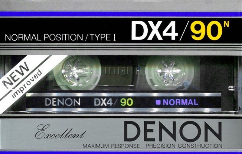 Compact Cassette Denon DX4 90 Type I Normal 1983 Japan
