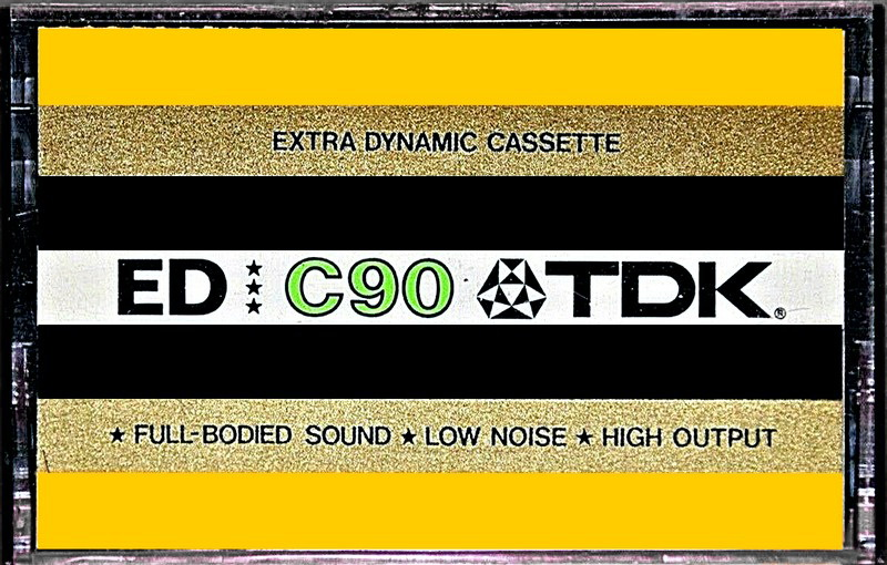 Compact Cassette TDK ED 90 Type I Normal 1977 Europe, USA