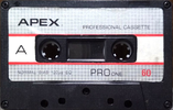 Compact Cassette Apex PRO One 60 Type I Normal 1980 Unknown Country