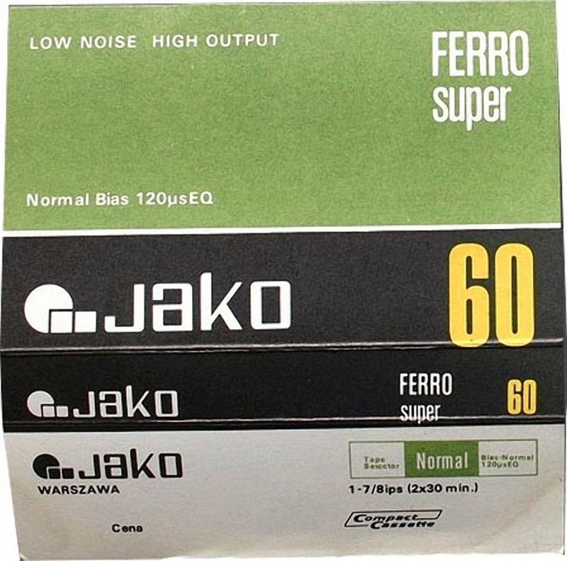 Compact Cassette Jako 60 Type I Normal Poland