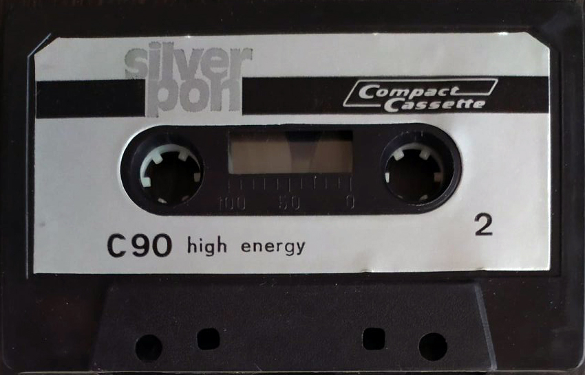Compact Cassette Silver Pon high energy 90 Type I Normal 1978 Europe