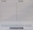 Compact Cassette Permaton Super Ferro I 60 Type I Normal 1984 Germany