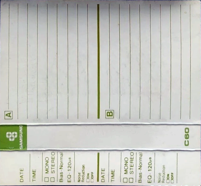 Compact Cassette Samsung XM-2 60 Type I Normal 1988 Europe