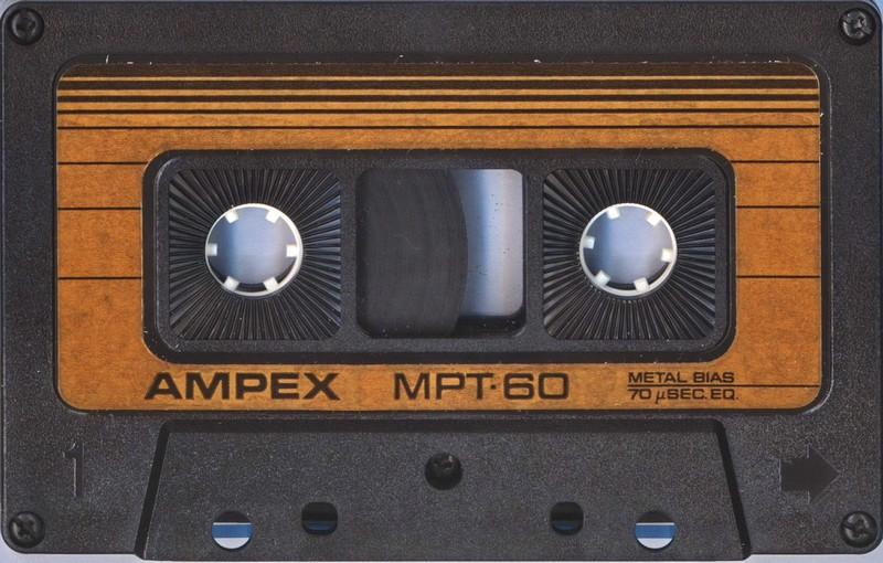 Compact Cassette Ampex MPT 60 Type IV Metal 1980 USA