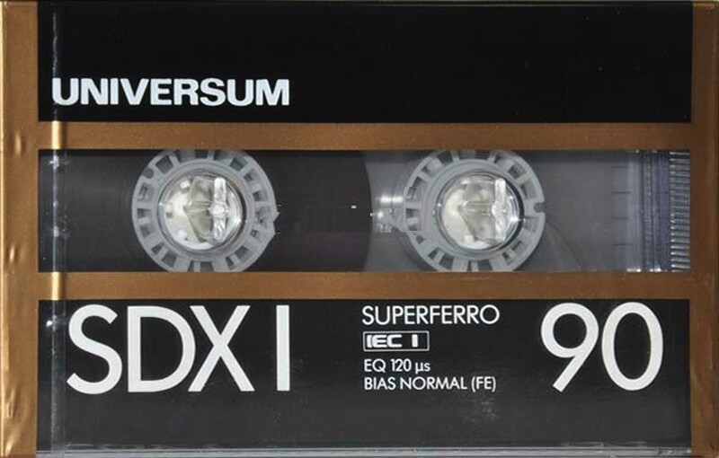 Compact Cassette Universum SDXI 90 Type I Normal 1988 Europe