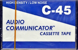 Compact Cassette Audio Communicator 45 Type I Normal Hong Kong