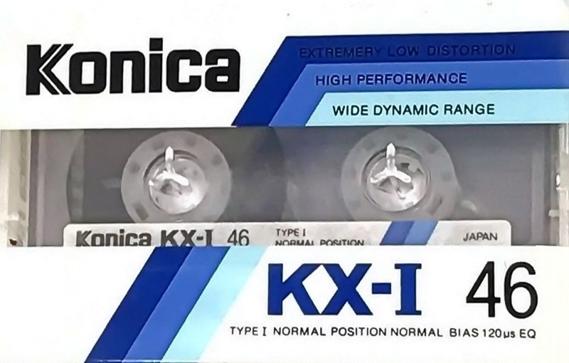 Compact Cassette Konica KX-I 46 Type I Normal 1987 Europe