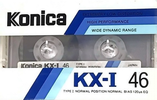Compact Cassette Konica KX-I 46 Type I Normal 1987 Europe