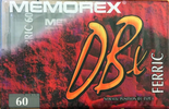 Compact Cassette Memorex DB x 60 Type I Normal 1995 UK