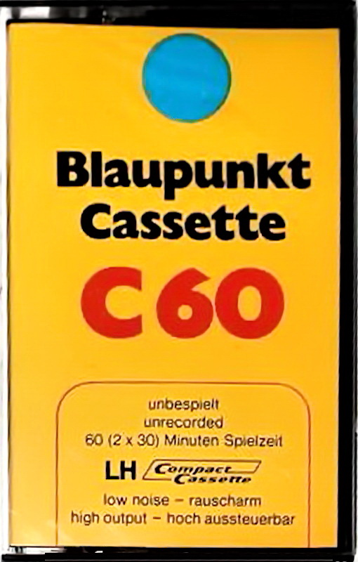 Compact Cassette Blaupunkt 60 "black" Type I Normal 1979 Europe