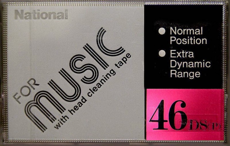 Compact Cassette National DS 46 "RT-DS(P)" Type I Normal 1986 Japan