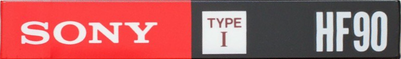 Compact Cassette Sony HF 90 Type I Normal 1991 Europe