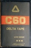Compact Cassette Delta Tape 60 Type I Normal England