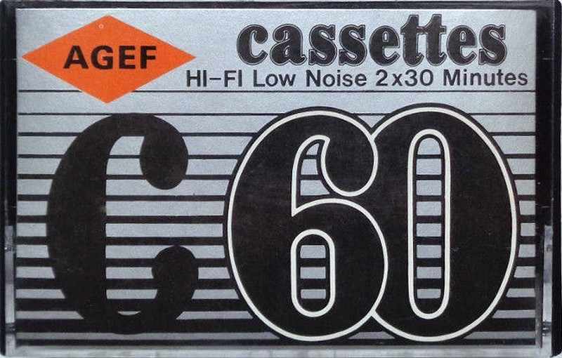 Compact Cassette AGEF 60 Type I Normal 1981 France
