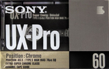 Compact Cassette Sony UX-Pro 60 "UX-PRO60C" Type II Chrome 1990 Europe