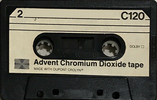 Compact Cassette Advent 120 Type II Chrome 1973 USA