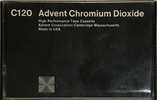 Compact Cassette Advent 120 Type II Chrome 1973 USA