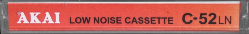 Compact Cassette Akai LN 52 Type I Normal Europe