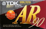 Compact Cassette TDK AR 90 "AR-90EA" Type I Normal 1995 Europe