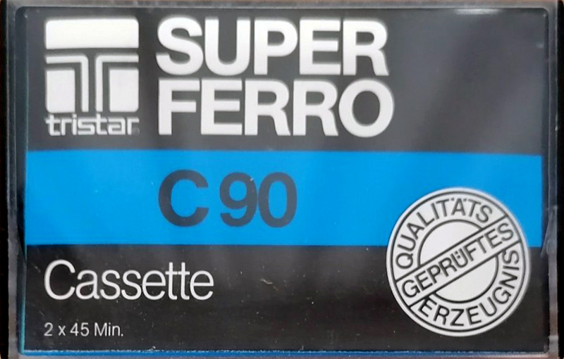 Compact Cassette Tristar 90 "Super Ferro" Type I Normal 1984 Germany