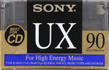 Compact Cassette Sony UX 90 Type II Chrome 1992 North America