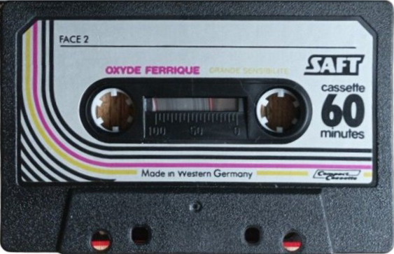 Compact Cassette Saft 60 Type I Normal France