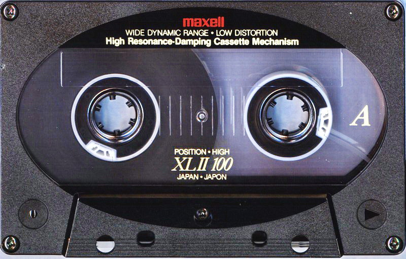 Compact Cassette Maxell XLII 100 Type II Chrome 1990 USA